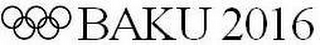 BAKU 2016 logo
