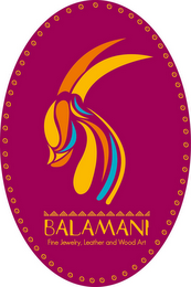 BALAMANI FINE JEWELRY, LEATHER AND WOODART logo