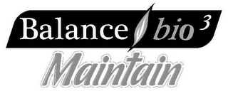 BALANCE BIO 3 MAINTAIN logo