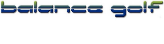 BALANCE GOLF logo