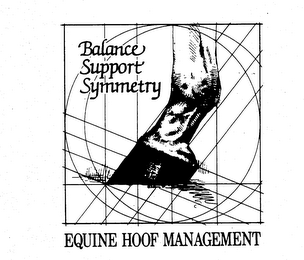 BALANCE SUPPORT SYMMETRY EQUINE HOOF MANAGEMENT logo