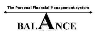 BALANCE THE PERSONAL FINANCIAL MANAGEMENT SYSTEM logo