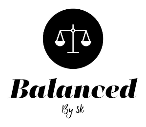 BALANCED BY SK logo