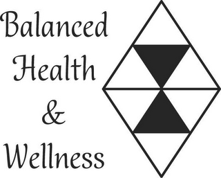 BALANCED HEALTH & WELLNESS logo