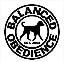 BALANCED OBEDIENCE EST. 2008 logo