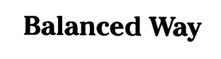 BALANCED WAY logo