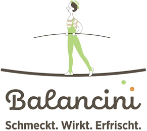BALANCINI SCHMECKT. WIRKT. ERFRISCHT. logo