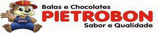 BALAS E CHOCOLATES PIETROBON PITECO SABOR E QUALIDADE logo