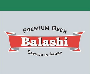 BALASHI PREMIUM BEER BREWED IN ARUBA logo