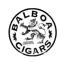 BALBOA CIGARS HAND MADE CUBAN STYLE logo