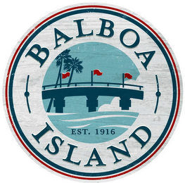 BALBOA ISLAND EST. 1916 logo