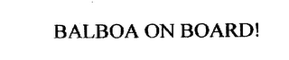 BALBOA ON BOARD! logo