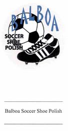 BALBOA SOCCER SHOE POLISH logo