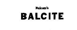 BALCOM'S BALCITE logo