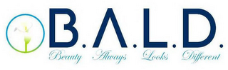 B.A.L.D. BEAUTY ALWAYS LOOKS DIFFERENT logo