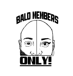 BALD MEMBERS ONLY! logo