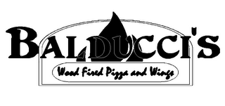 BALDUCCI'S WOOD FIRED PIZZA AND WINGS logo