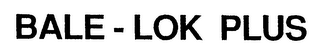 BALE-LOK PLUS logo