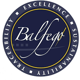 BALFEGÓ · EXCELLENCE · SUSTAINABILITY ·TRACEABILITY logo