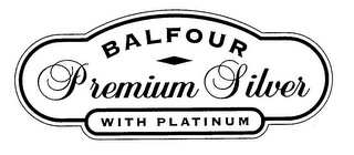 BALFOUR PREMIUM SILVER WITH PLATINUM logo