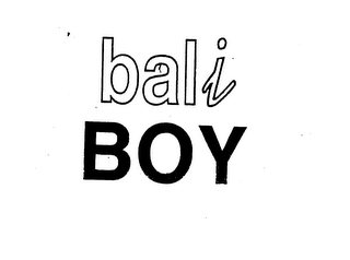 BALI BOY logo