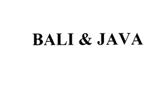 BALI & JAVA