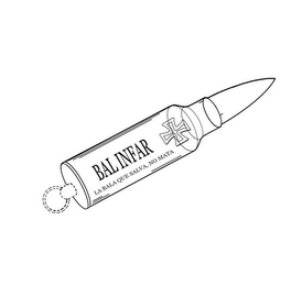 BALINFAR LA BALA QUE SALVA, NO MATA logo
