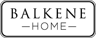 BALKENE HOME logo