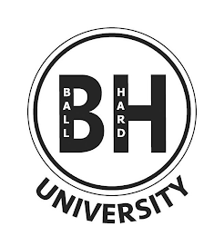 BALL HARD UNIVERSITY BH logo