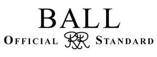 BALL OFFICIAL RR STANDARD logo