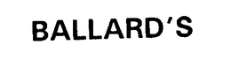 BALLARD'S logo