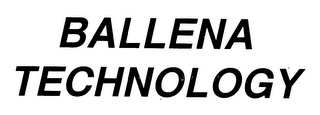 BALLENA TECHNOLOGY logo