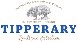 BALLINDONEY FARM, GRANGE, CLONMEL, CO. TIPPERARY IRELAND, TIPPERARY BOUTIQUE SELECTION logo
