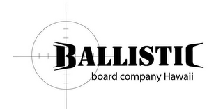 BALLISTIC BOARD COMPANY HAWAII logo