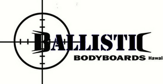 BALLISTIC BODYBOARDS HAWAII logo