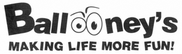 BALLOONEY'S MAKING LIFE MORE FUN! logo
