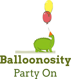 BALLOONOSITY PARTY ON logo