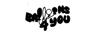 BALLOONS 4 YOU logo