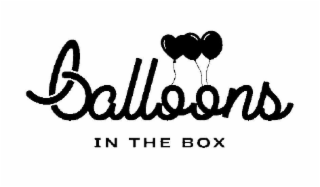 BALLOONS IN THE BOX logo