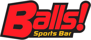 BALLS! SPORTS BAR logo