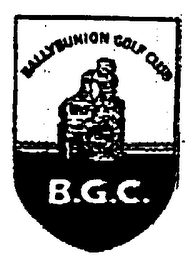 BALLYBUNION GOLF CLUB B.G.C. logo