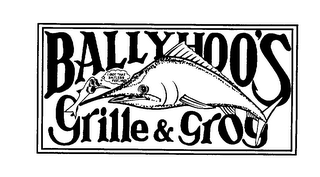 BALLYHOO'S GRILLE & GROG I GOT THAT BAITLESS FEELING! logo