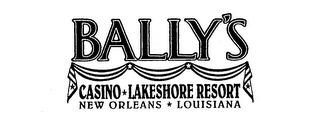 BALLY'S CASINO LAKESHORE RESORT NEW ORLEANS LOUISIANA logo