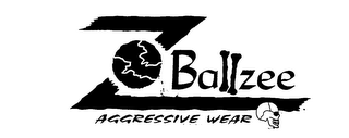 BALLZEE AGGRESSIVE WEAR logo