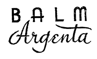 BALM ARGENTA logo