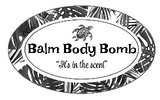 BALM BODY BOMB "IT'S IN THE SCENT" logo
