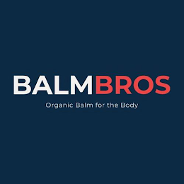 BALM BROS ORGANIC BALM FOR THE BODY logo
