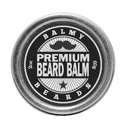 BALMY BEARDS PREMIUM BEARD BALM 2OZ 60G logo