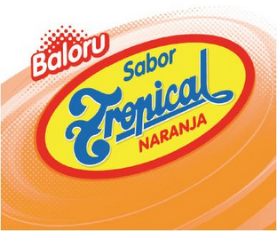 BALORU SABOR TROPICAL NARANJA logo