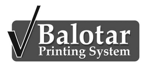 BALOTAR PRINTING SYSTEM logo